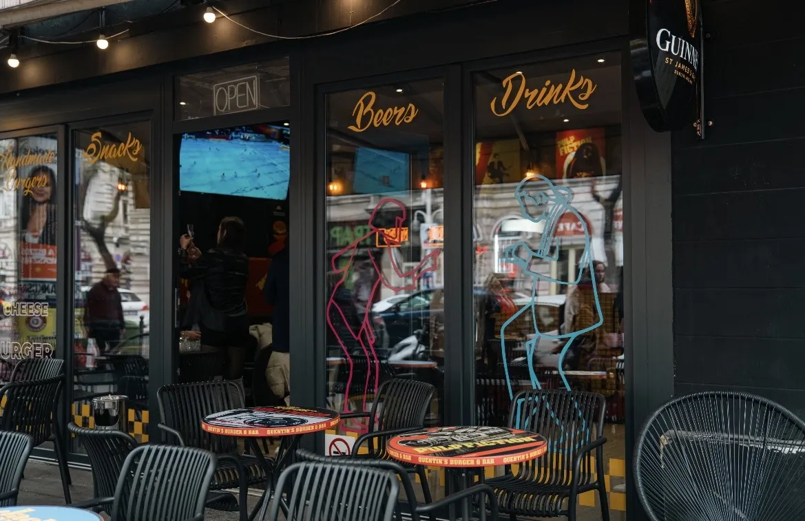 A Quentin's Burger Erzsébet körúti étterme
