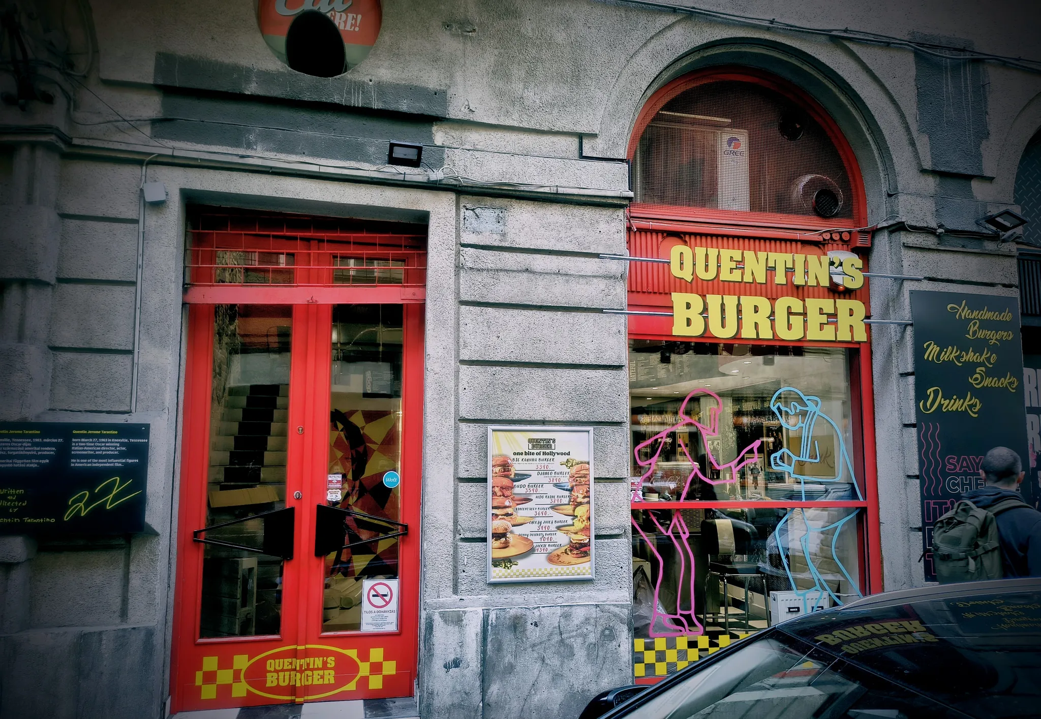 A Quentin's Burger Nagymező utcai étterme